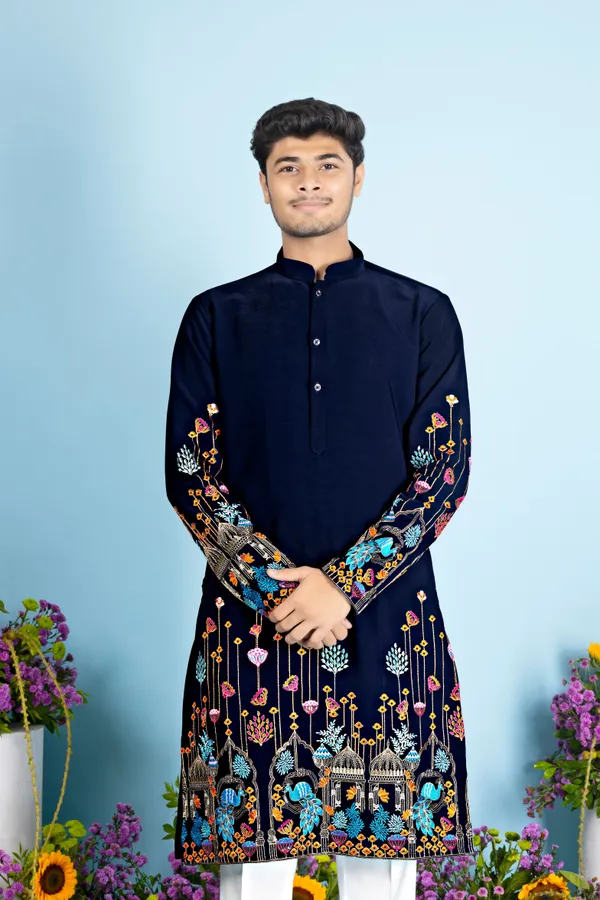 Midnight_Garden_Heritage_Embroidered_Kurta