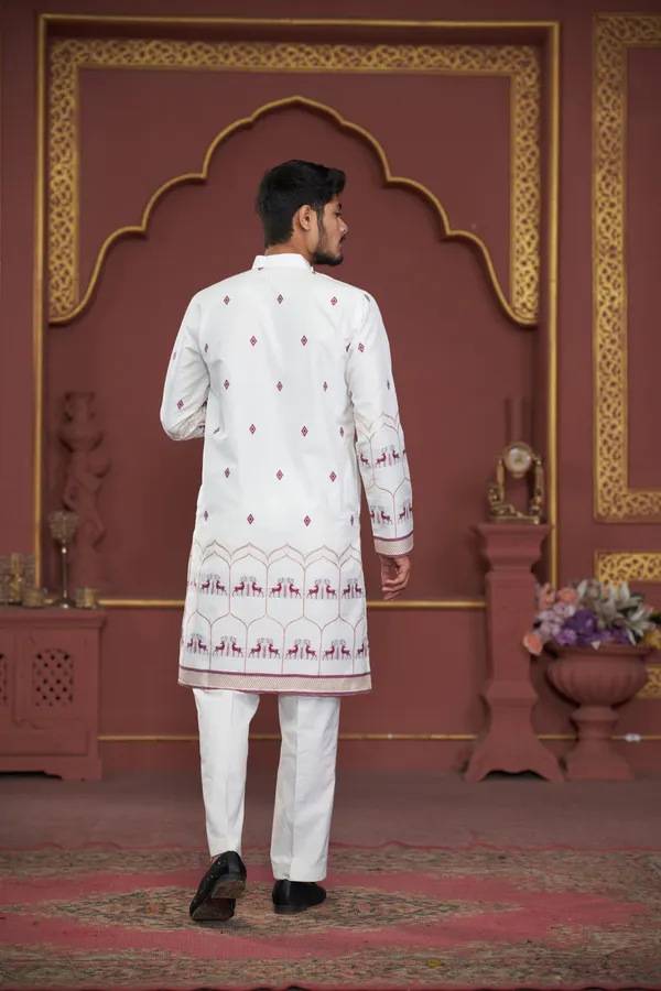 Asquare_Deer_Woven_Kurta
