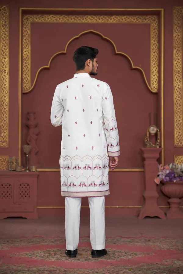 Asquare_Deer_Woven_Kurta
