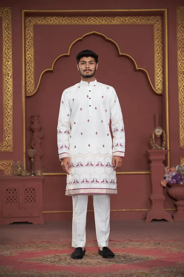 Asquare_Deer_Woven_Kurta