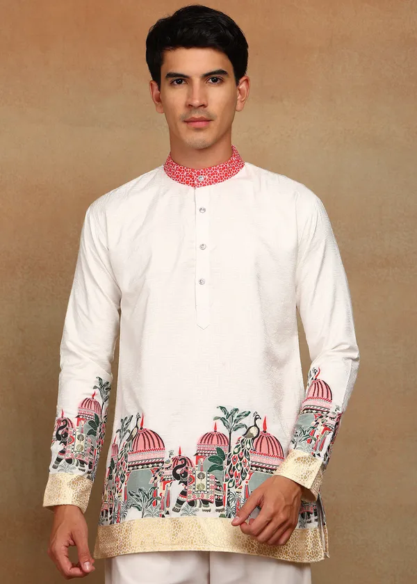 Agra_Jacquard_Morr_Kurta_Vanilla