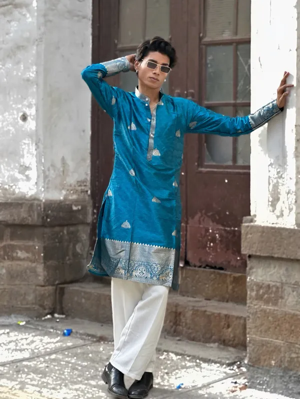 Face_Hathi_Heritage_Kurta_Blue
