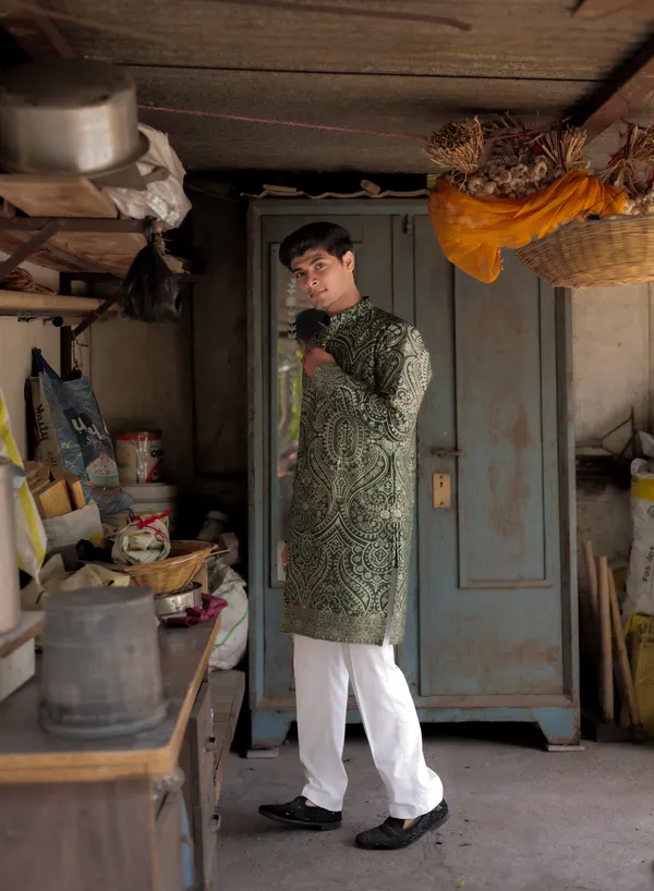 Heart_Heavy_Designer_Kurta_Green