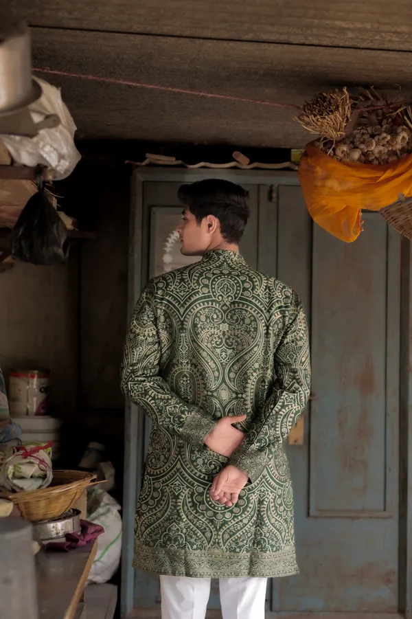 Heart_Heavy_Designer_Kurta_Green