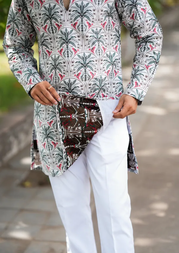 Spar_Cooco_Handloom_Kurta_White