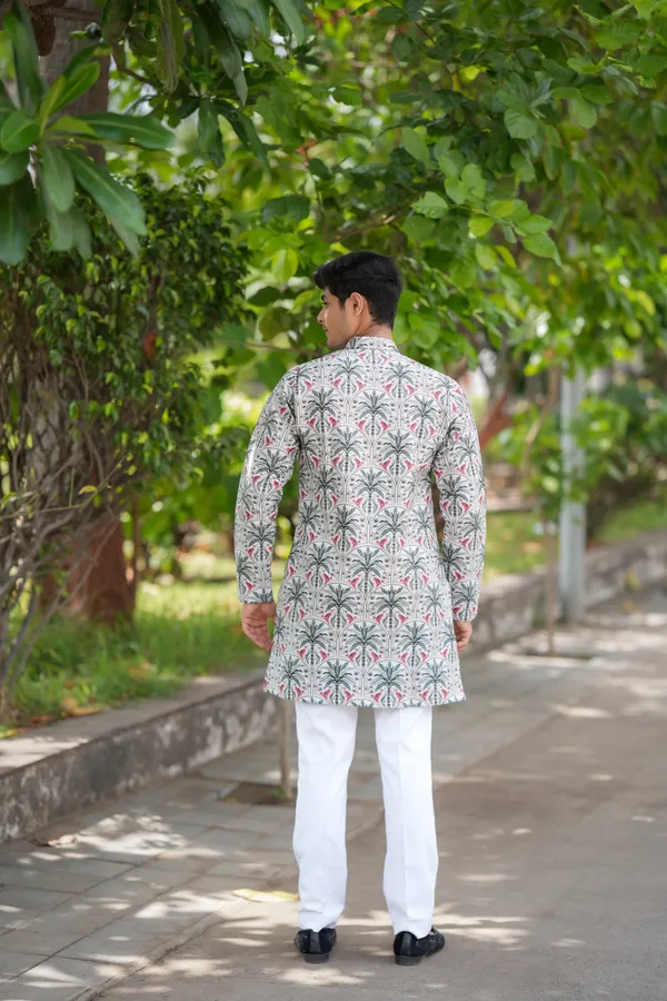 Spar_Cooco_Handloom_Kurta_White