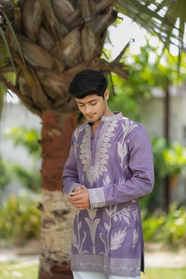 Levy_Lefy_Short_Kurta_Lite_Purple