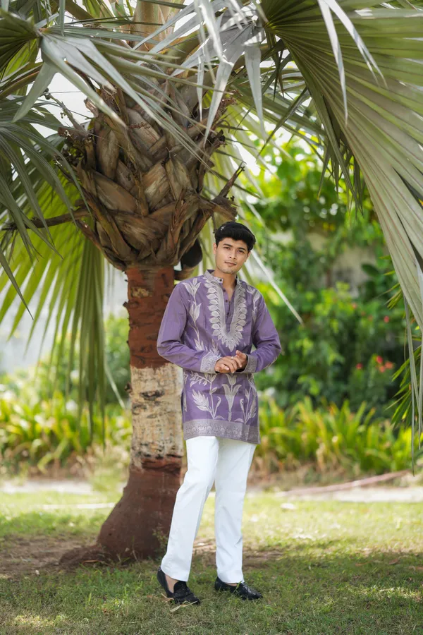 Levy_Lefy_Short_Kurta_Lite_Purple
