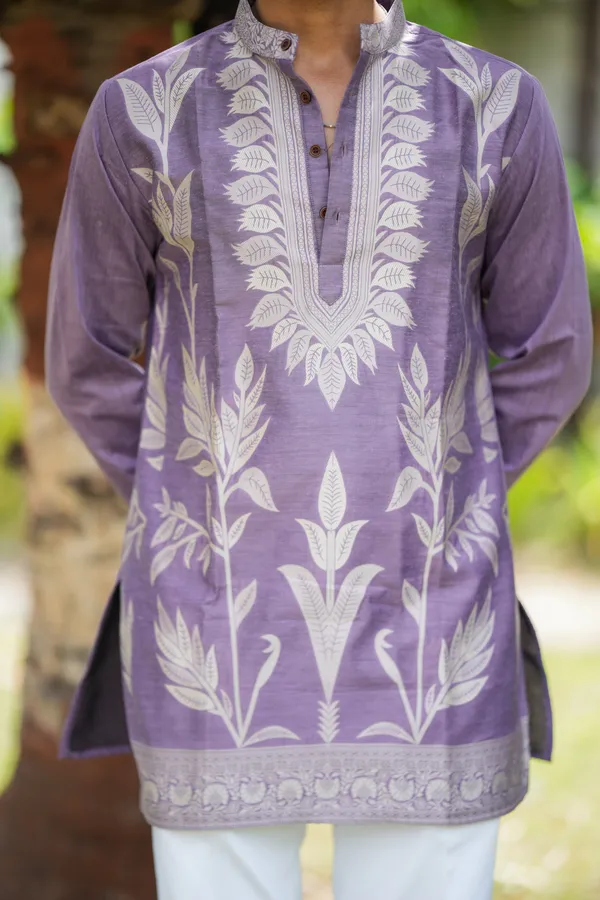 Levy_Lefy_Short_Kurta_Lite_Purple