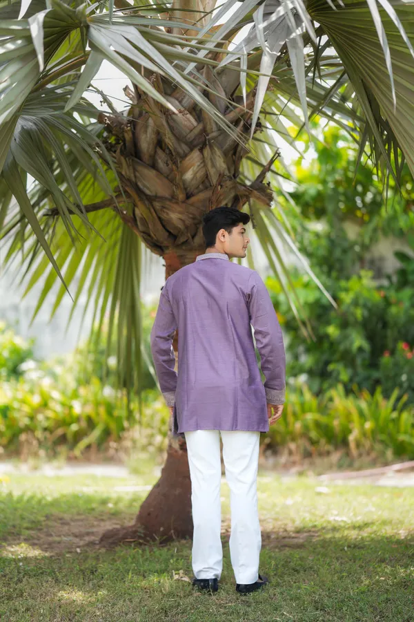 Levy_Lefy_Short_Kurta_Lite_Purple