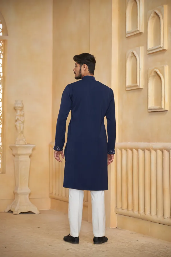 Midnight_Aabha_Mirror_Kurta_Armani_Heavy_Fabric
