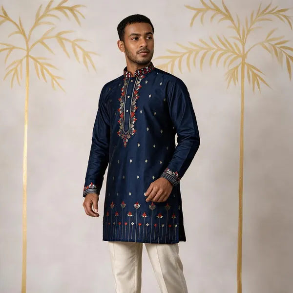 Midnight_Ember_Crest_Jacquard_Kurta