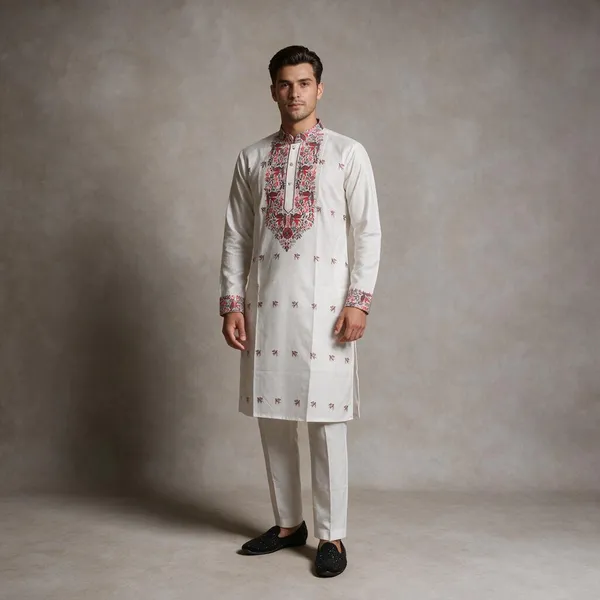 Ivory_Bloom_Heirloom_Jacquard_Kurta