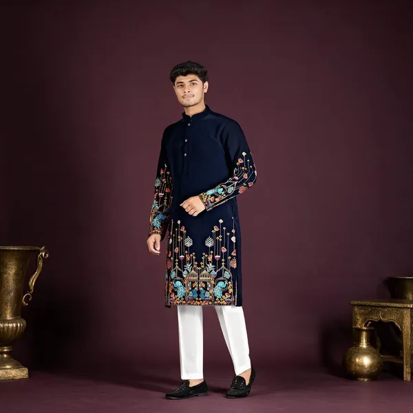 Midnight_Garden_Heritage_Embroidered_Kurta