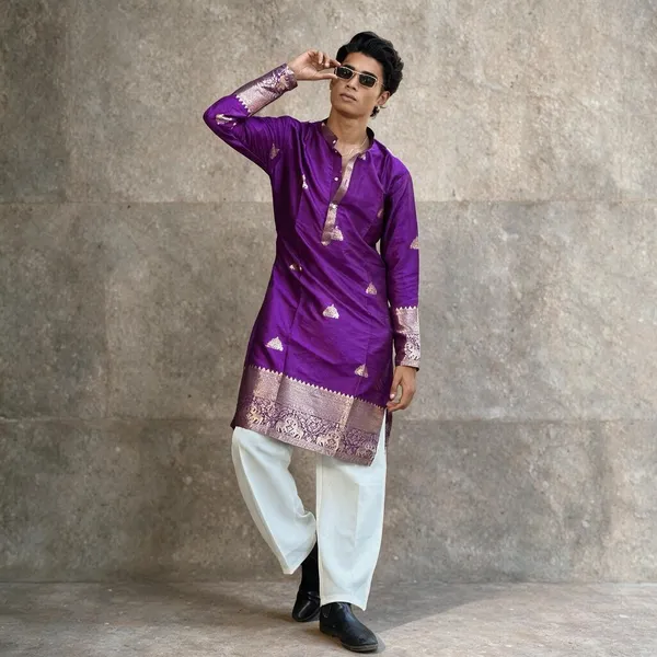 Face_Hathi_Heritage_Kurta_Purple