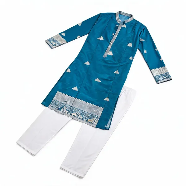 Face_Hathi_Heritage_Kurta_Blue