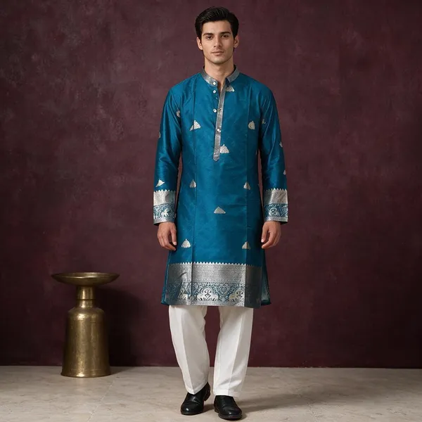 Face_Hathi_Heritage_Kurta_Blue