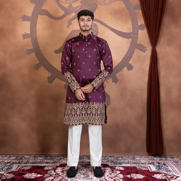 Royal_Dusk_Zari_Embroidered_Heirloom_Kurta_Beige