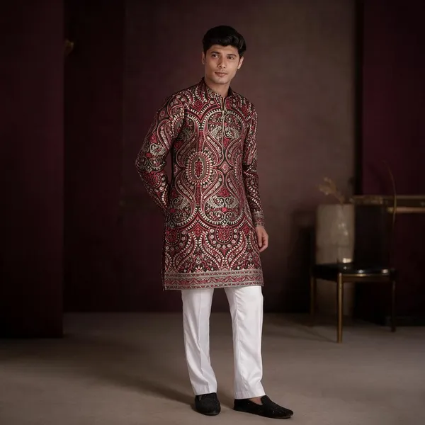 Heart_Heavy_Designer_Kurta_Black