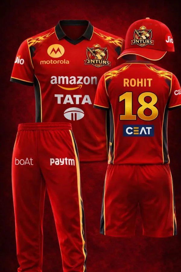 Red_Polyester_And_Spandex_Cricket_Jersey_Set_Sportswear_Set