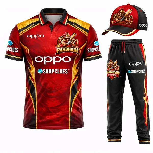 Red_Polyester_And_Spandex_Cricket_Jersey_Set_Sportswear_Set
