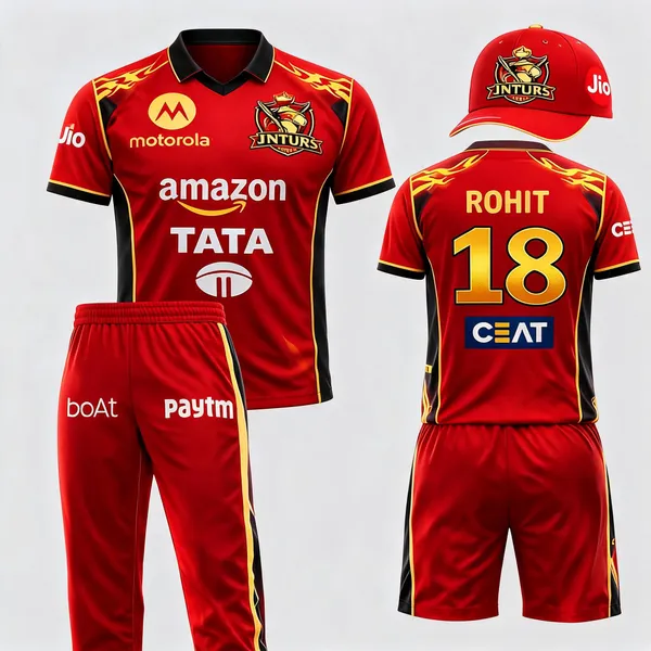 Red_Polyester_And_Spandex_Cricket_Jersey_Set_Sportswear_Set