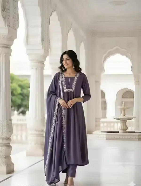 Purple_Silk_Flared_Embroidered_Anarkali_Suit_For_Women