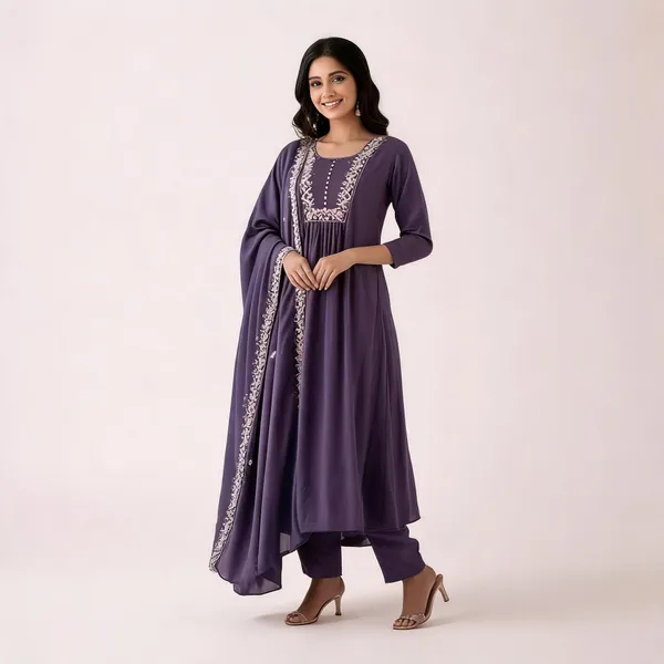 Purple_Silk_Flared_Embroidered_Anarkali_Suit_For_Women