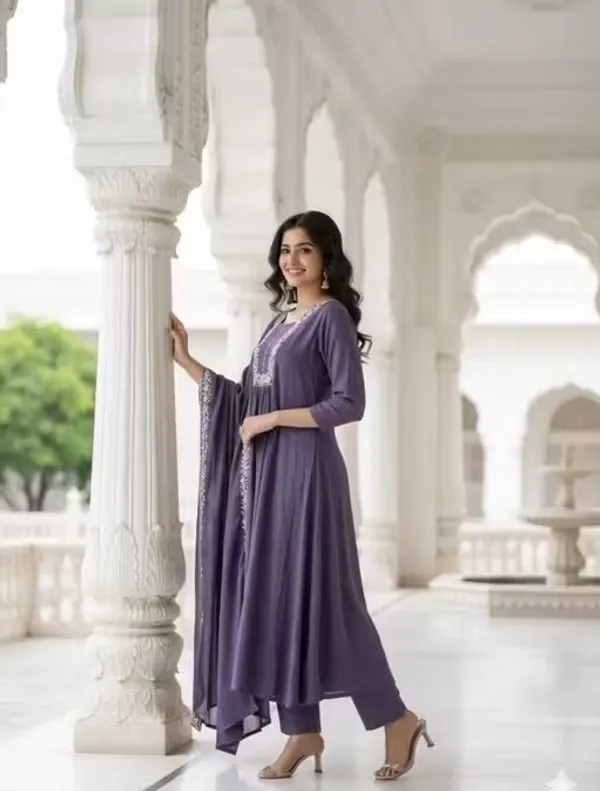 Purple_Silk_Flared_Embroidered_Anarkali_Suit_For_Women