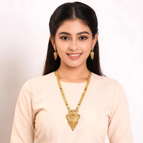 Gold_Micro_Gold_Traditional_Classic_Necklace_Set_For_Women