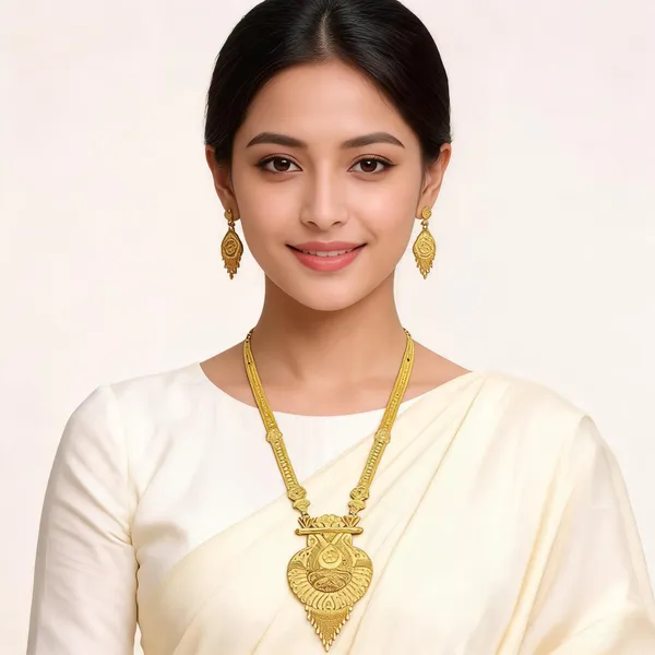 Gold_Micro_Gold_Temple_Necklace_Set_For_Women