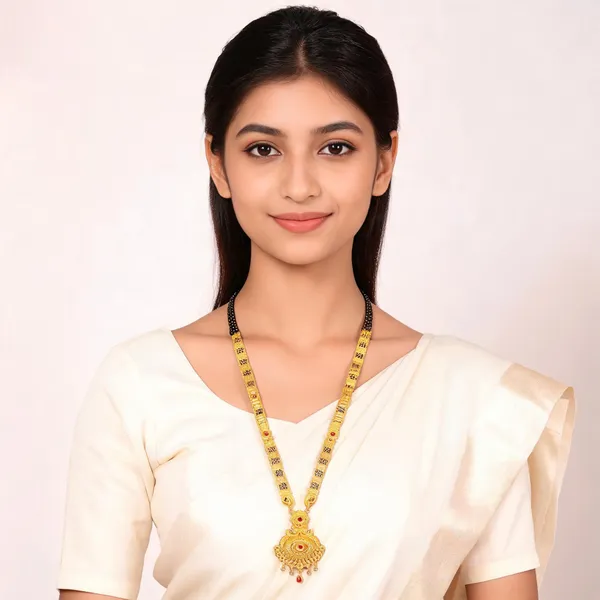 Gold_Micro_Gold_Traditional_Long_Necklace_Set_For_Women