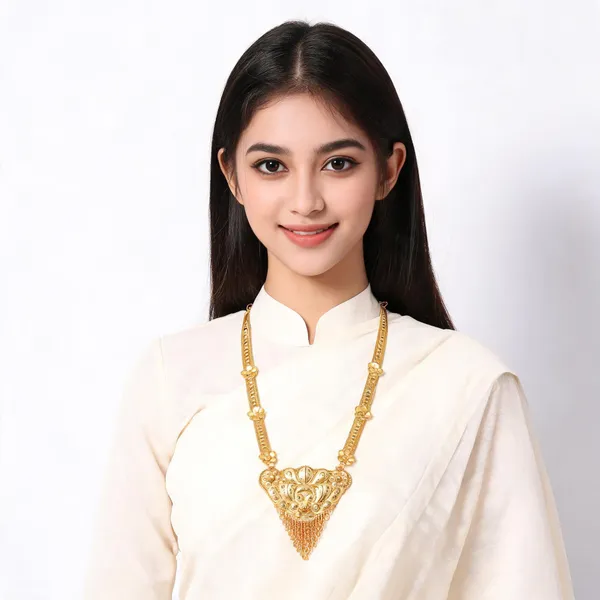 Gold_Micro_Gold_Traditional_Statement_Necklace_Set_For_Women