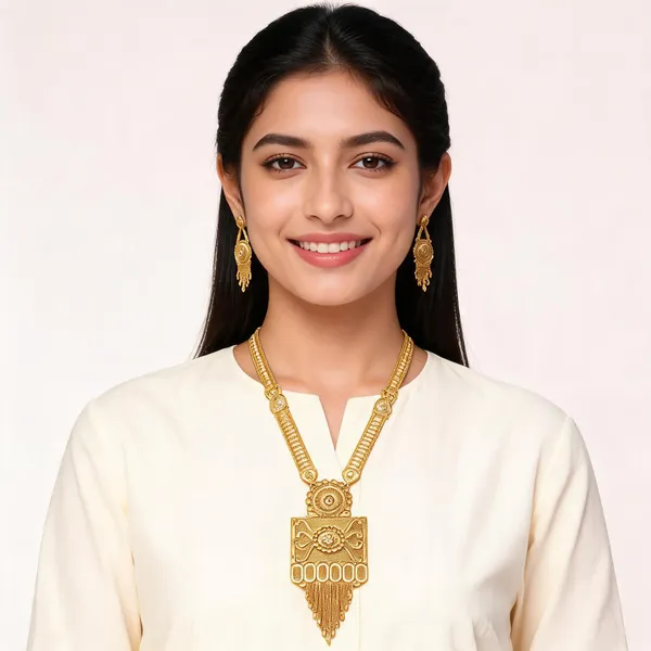 Gold_Micro_Gold_Indian_Traditional_Necklace_Set_For_Women