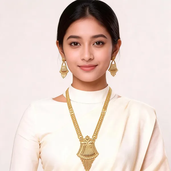 Gold_Micro_Gold_Ethnic_Ornamental_Necklace_Set_For_Women