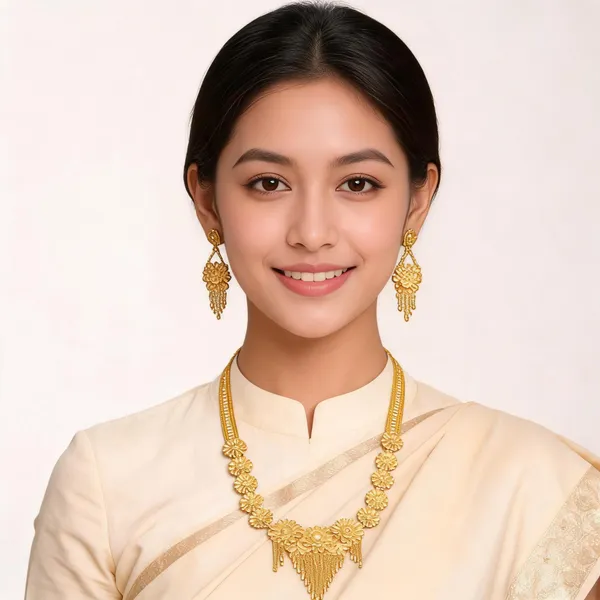 Gold_Micro_Gold_Traditional_Necklace_Set_For_Women