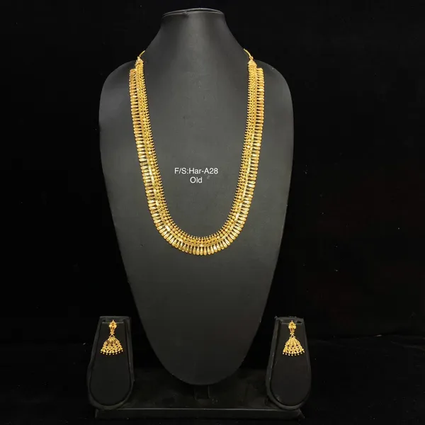 Gold_Micro_Gold_Classical_Traditional_Necklace_Set_For_Women