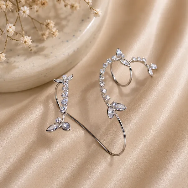 Silver-Tone_Crystal_Floral_Palm_Cuff_for_Women