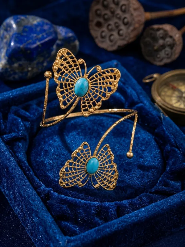 Gold_Tone_Filigree_Butterfly_Arm_Cuff_for_Women