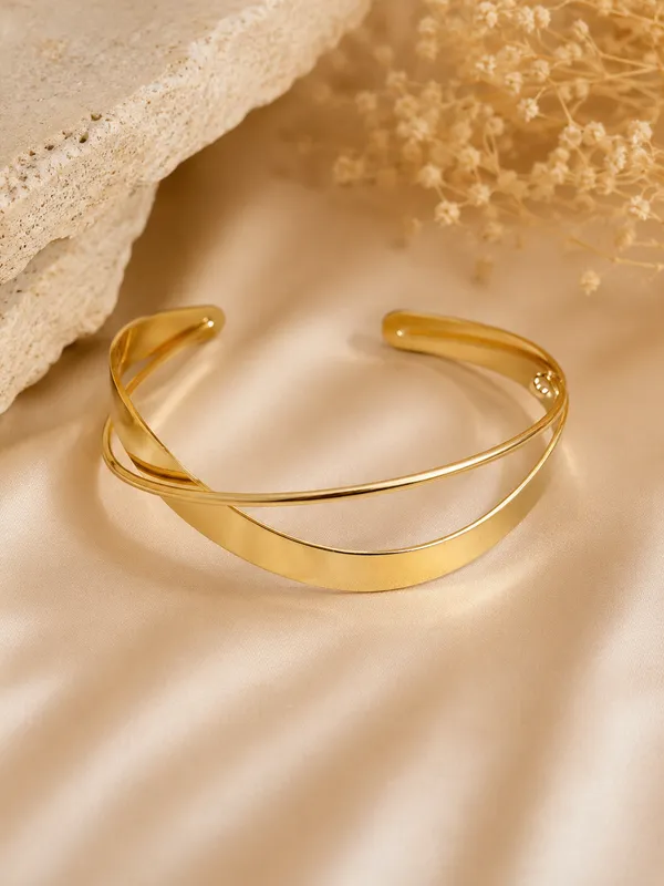 Gold_Tone_Crossover_Arm_Cuff_for_Women