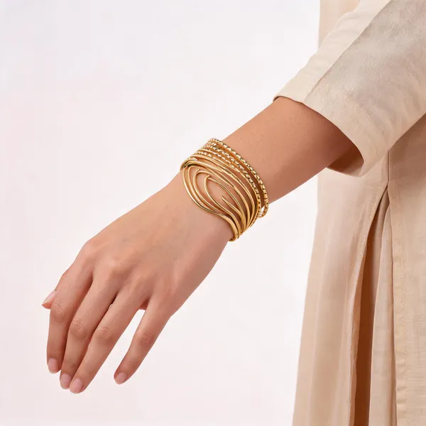 Gold_Tone_Layered_Bracelet_for_Women