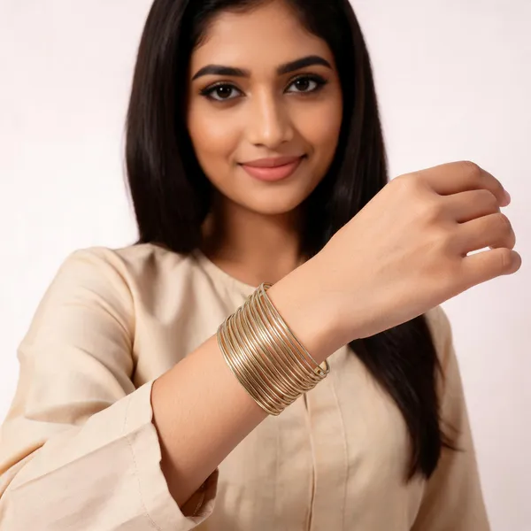 Gold_Tone_Stacked_Bracelet_for_Women