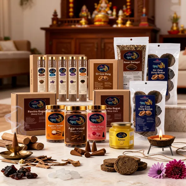 Swadesh_Carts_Complete_Gir_Cow_Dung_Hawan_Combo_|_250g_Gir_Cow_Ghee,_Bamboo-Free_Agarbatti,_Dhoop_Cups,_2_Dhoop_Cones,_Hawan_Samagri,_30_Cow_Dung_Kodiya_&_Cow_Dung_Cakes_|_Puja_Kit