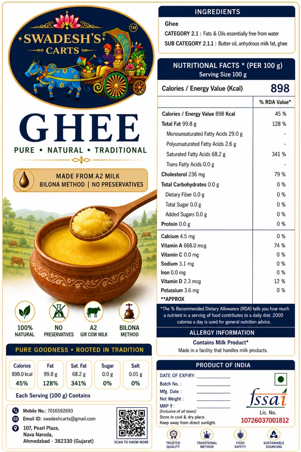 Swadesh's_Carts_A2_Desi_Cow_Ghee_Lab_Tested_|_1kg_Jar_|_Bilona_Method_|_Pure_Desi_Ghee_|_Made_from_A2_Milk_|_Natural_&_Preservative_Free