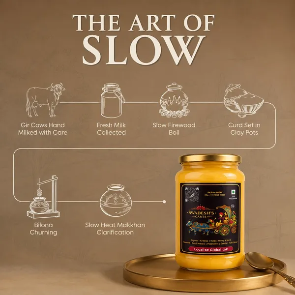 Swadesh's_Carts_A2_Gir_Cow_Ghee_Lab_Tested_|_1kg_x_2_Jar_|_Bilona_Method_|_Pure_Desi_Ghee_|_Made_from_A2_Milk_|_Natural_&_Preservative_Free