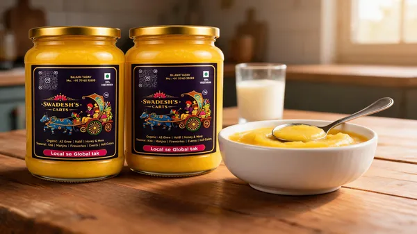 Swadesh's_Carts_A2_Gir_Cow_Ghee_Lab_Tested_|_1kg_x_2_Jar_|_Bilona_Method_|_Pure_Desi_Ghee_|_Made_from_A2_Milk_|_Natural_&_Preservative_Free
