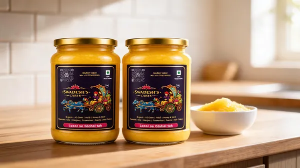 Swadesh's_Carts_A2_Gir_Cow_Ghee_Lab_Tested_|_500g_x_2_Jar_|_Bilona_Method_|_Pure_Desi_Ghee_|_Made_from_A2_Milk_|_Natural_&_Preservative_Free