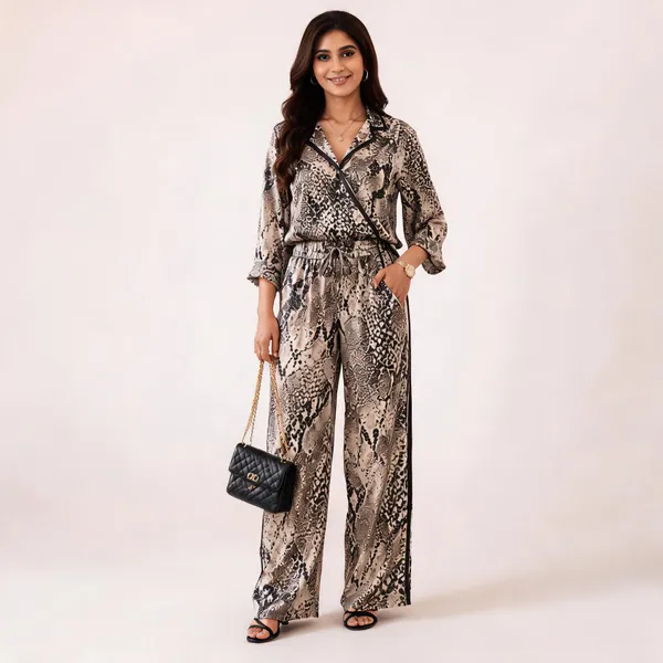 Thunder_Grey_Satin_Animal_Print_Wrap_Jumpsuit_For_Women