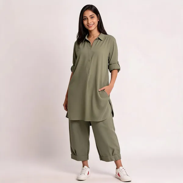 Olive_Cotton_Relaxed_Fit_Co_Ord_Set_For_Women