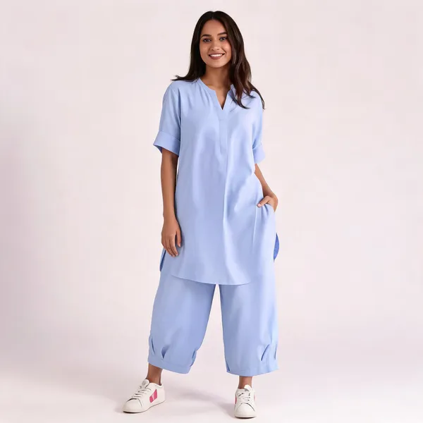 Sky_Blue_Cotton_Relaxed_Wide_Leg_Co_Ord_Set_For_Women